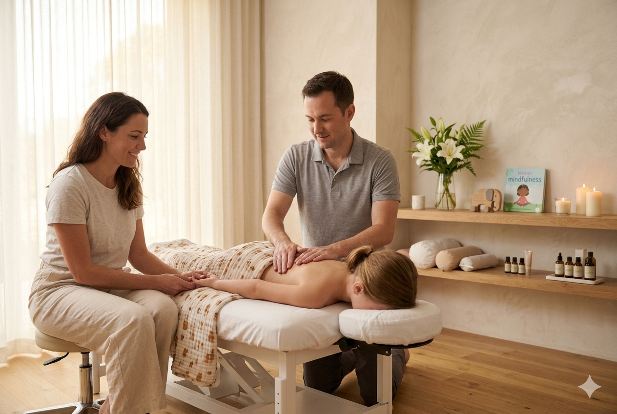 Children's massage Mountain View Bay Area